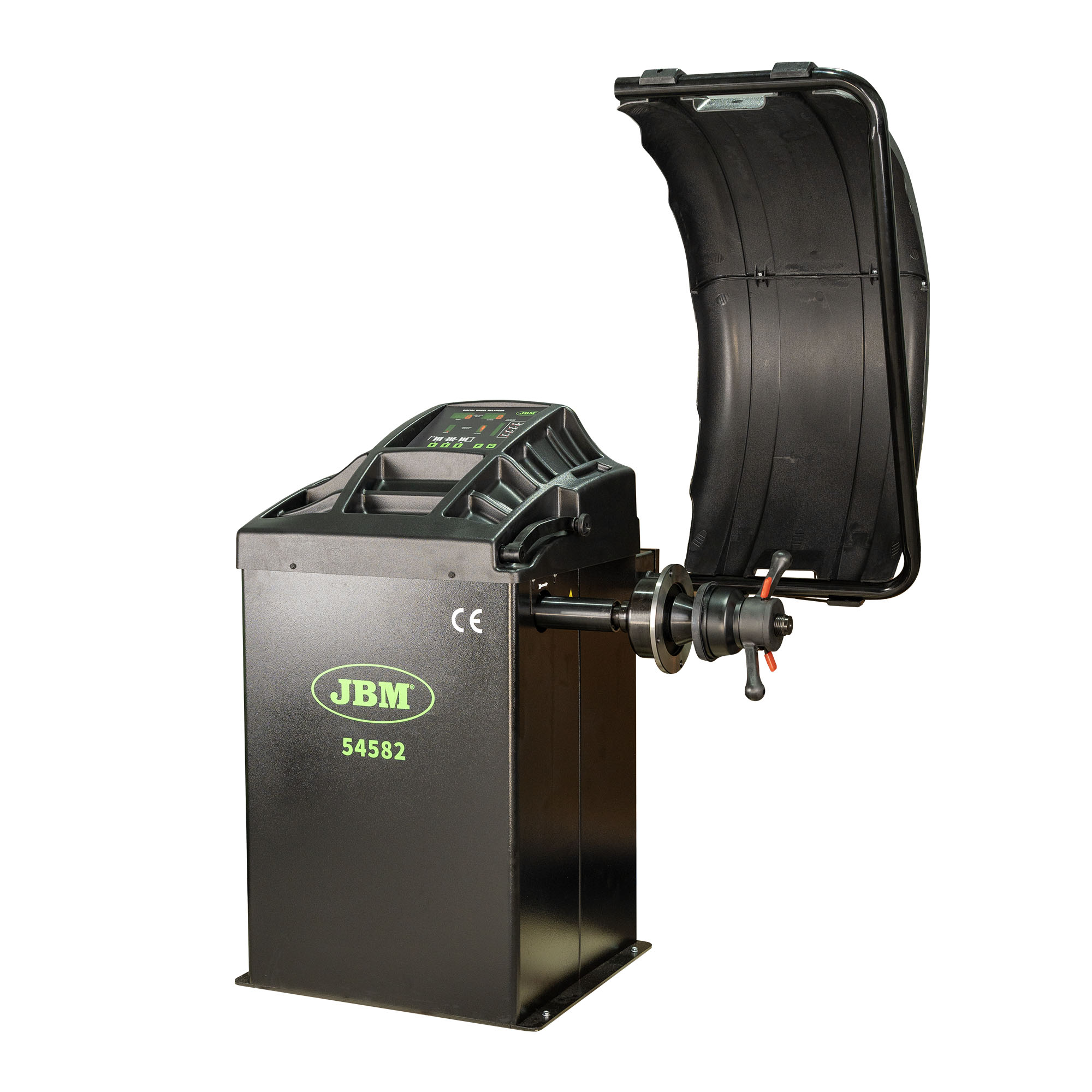 Conjunto Desmontadora de Pneus Semiautomática e Equilibradora Digital JBM Série 581 Profissional
