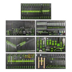 Set de 7 Módulos EVA com Acabamento em Carbono JBM para Carro de Ferramentas