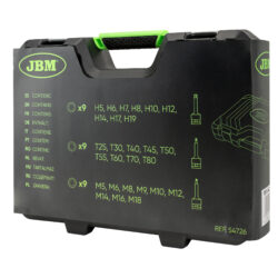 Jogo de Pontas de Impacto JBM 1/2″ Cr-Mo 27 Peças - Image 4