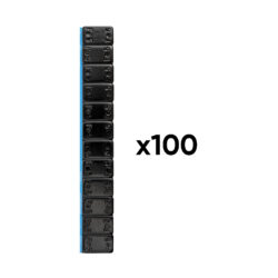 Caixa de 100 Contrapesos Autoadesivos de Ferro JBM 60G Preto