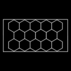 Conjunto de Luzes LED Hexagonais JBM 83640lm 615W 6500K - Image 4
