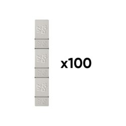 Caixa de 100 Contrapesos Autoadesivos de Zinco JBM 45G