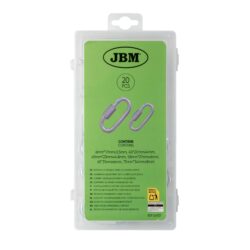 Estojo de Mosquetões com Rosca JBM 20 Peças