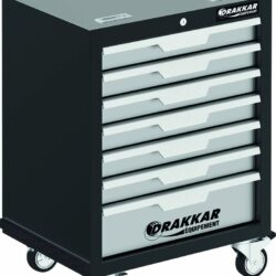 Carro de Ferramentas DRAKKAR 7 Gavetas com 176 Peças e Módulos de Carbono