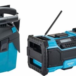 Pack HAZET 18V Rádio DAB + Aspirador 6L + Luz LED 1000lm