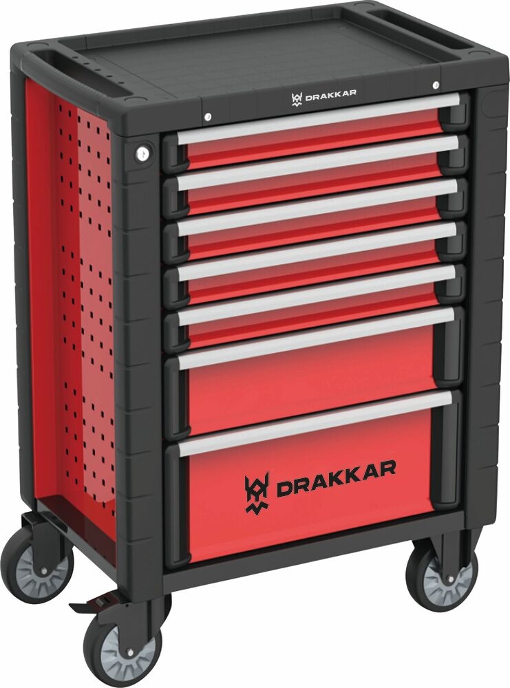 Servante de Oficina 7 Gavetas DRAKKAR 237 Peças