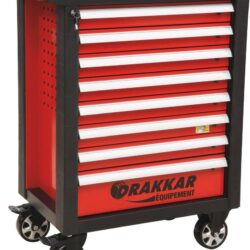 Carro de Oficina 8 Gavetas com 212 Ferramentas DRAKKAR 15 Módulos