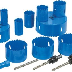 Conjunto de Serras Cranianas HSS Bi-Metal 16 a 102mm 18 Peças - Image 2