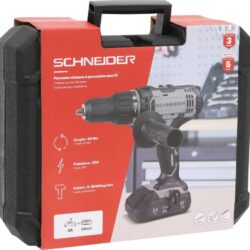 Berbequim Aparafusador de Percussão SCHNEIDER 20V 50Nm com 1 Bateria 2Ah - Image 2
