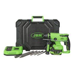Martelo Percutor SDS a Bateria JBM 20V Brushless com Maleta e Acessórios