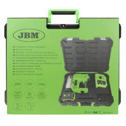 Pregadora e Agrafadora a Bateria JBM 20V com Maleta