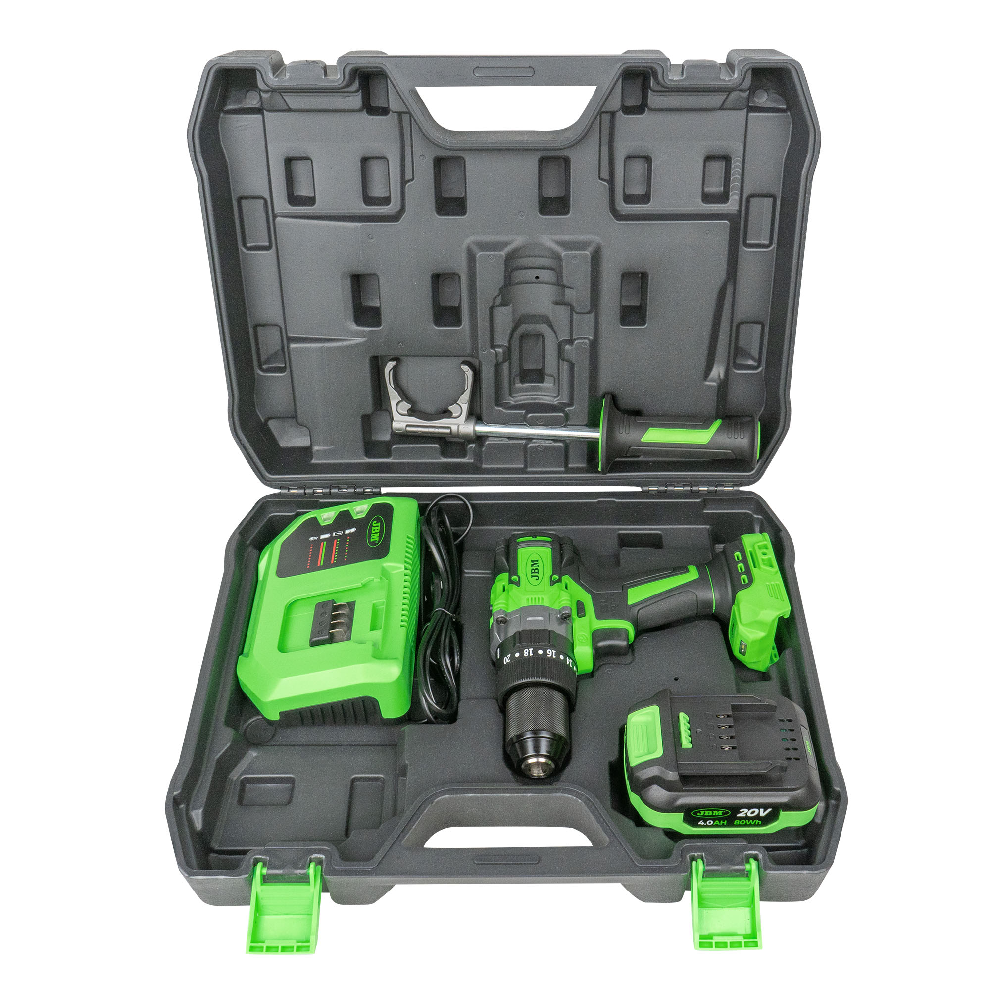 Aparafusadora Percutora JBM 20V 2 Velocidades com Mala