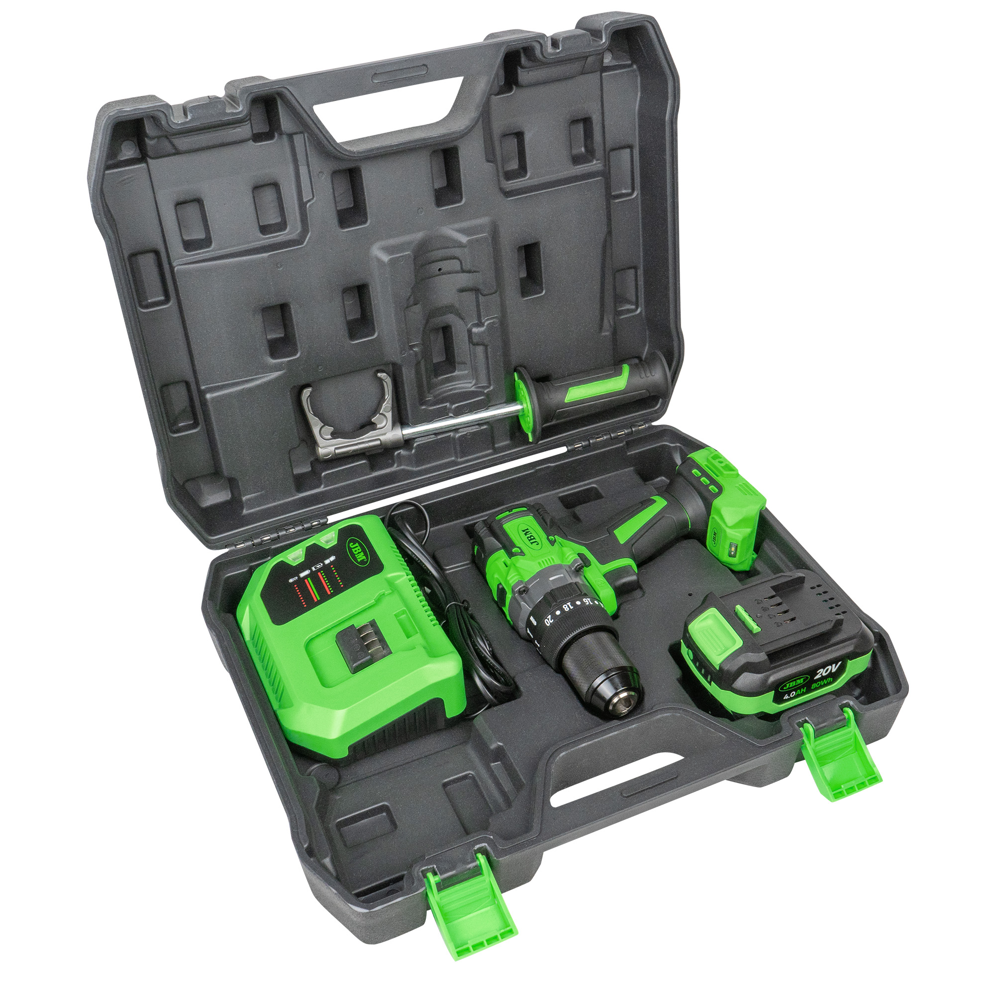 Aparafusadora Percutora JBM 20V 2 Velocidades com Mala