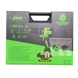 Aparafusadora Percutora JBM 20V 2 Velocidades com Mala