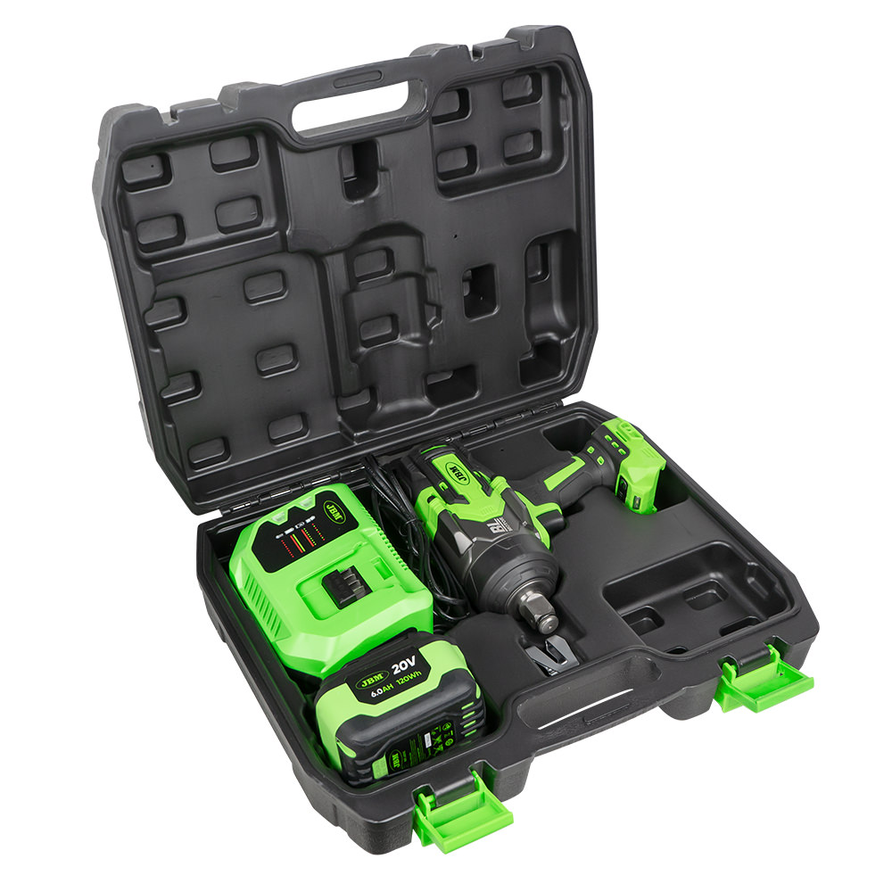 Pistola de Impacto Brushless JBM 3/4" 20V 1800Nm com Mala