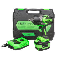 Pistola de Impacto Brushless JBM 3/4" 20V 1800Nm com Mala