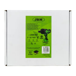 Chave de Impacto JBM Brushless 20V 1″ 2300Nm - Image 5
