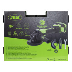 Rebarbadora Angular Brushless JBM 115MM 20V com Mala - Image 6