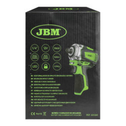 Aparafusadora de Impacto Brushless JBM 1/4 Polegadas 12V 150NM - Image 6