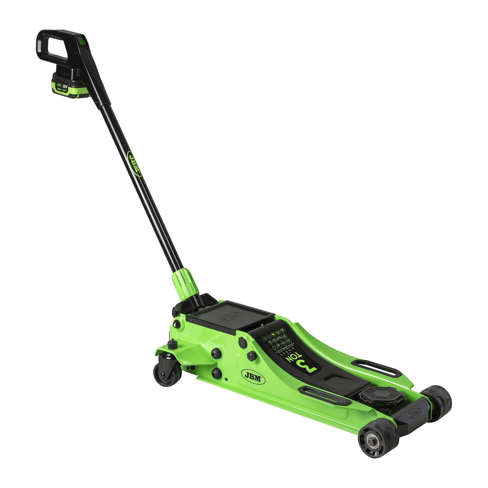 Kit Pistola de Impacto 1/2" 1000Nm, Gato Hidráulico 3T e Bateria 4.0Ah JBM