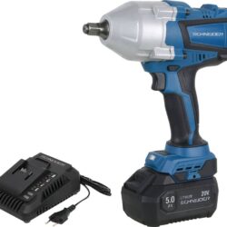 Chave de Impacto SCHNEIDER 20V 1/2″ 1000/1500Nm Brushless com Mala