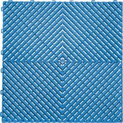 Placas de Chão STILKER PRO 48 PVC Azul 400x400x18mm 6 Unidades