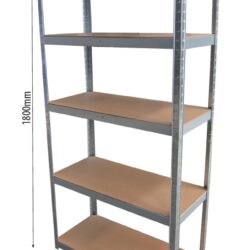 Estante Metálica STILKER 5 Prateleiras MDF 1250kg 1800x900x450mm - Image 3
