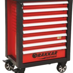 Carro de Oficina DRAKKAR 8 Gavetas com 249 Ferramentas