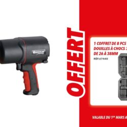 Chave de Impacto Pneumática DRAKKAR 3/4 polegadas 1750Nm
