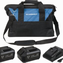 Pack SCHNEIDER 20V 2 Baterias Li-ion 5Ah + Carregador 3A