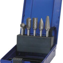 Conjunto de Fresas Rotativas Metálicas DRAKKAR 12,7mm 5 Peças