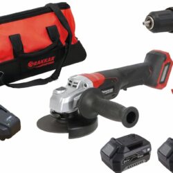 Pack DRAKKAR 20V Berbequim 40Nm e Rebarbadora 125mm 2 Baterias - Image 2