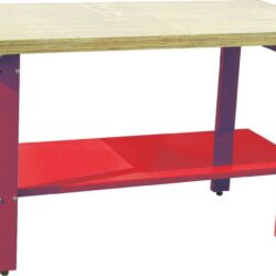 Bancada de Trabalho DRAKKAR 1500x750mm 350kg Tampo Madeira 50mm