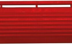 Bordadura Macho Vermelha STILKER RAL 3020 4 Peças