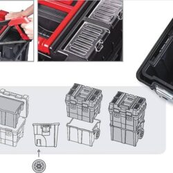 Mala de Ferramentas com Rodas DRAKKAR 450x350x710mm