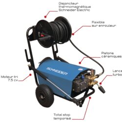 Lavadora de Alta Pressão Água Fria SCHNEIDER 380 V 150 bar 21 L/min - Image 2