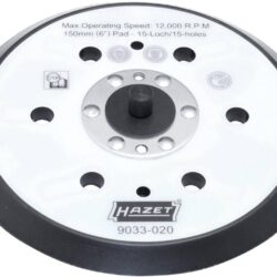 Prato de Lixagem HAZET Ø150mm 15 Furos para 9033-2