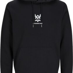 Sweatshirt DRAKKAR Preta Unissexo Tamanho S com Logo Branco