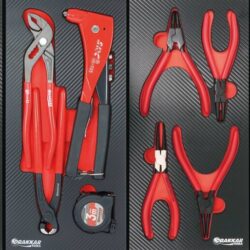 Carro de Ferramentas Equipado DRAKKAR XXL 7 Gavetas com 220 Peças
