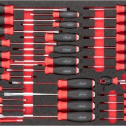 Módulo de Espuma VIGOR 34 Chaves de Fendas 563x393mm