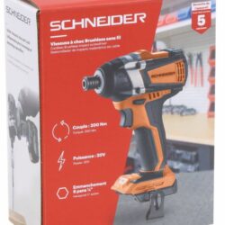 Chave de Impacto Brushless SCHNEIDER 20V 200/350Nm sem Bateria - Image 2