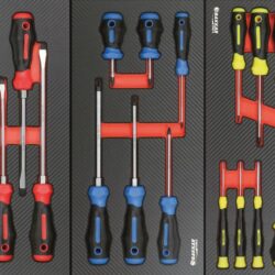 Carro de Ferramentas 7 Gavetas DRAKKAR com 171 Ferramentas em Módulos de Carbono