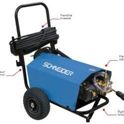 Lavadora de Alta Pressão SCHNEIDER Água Fria 230V 2.2kW 160 Bar - Image 2