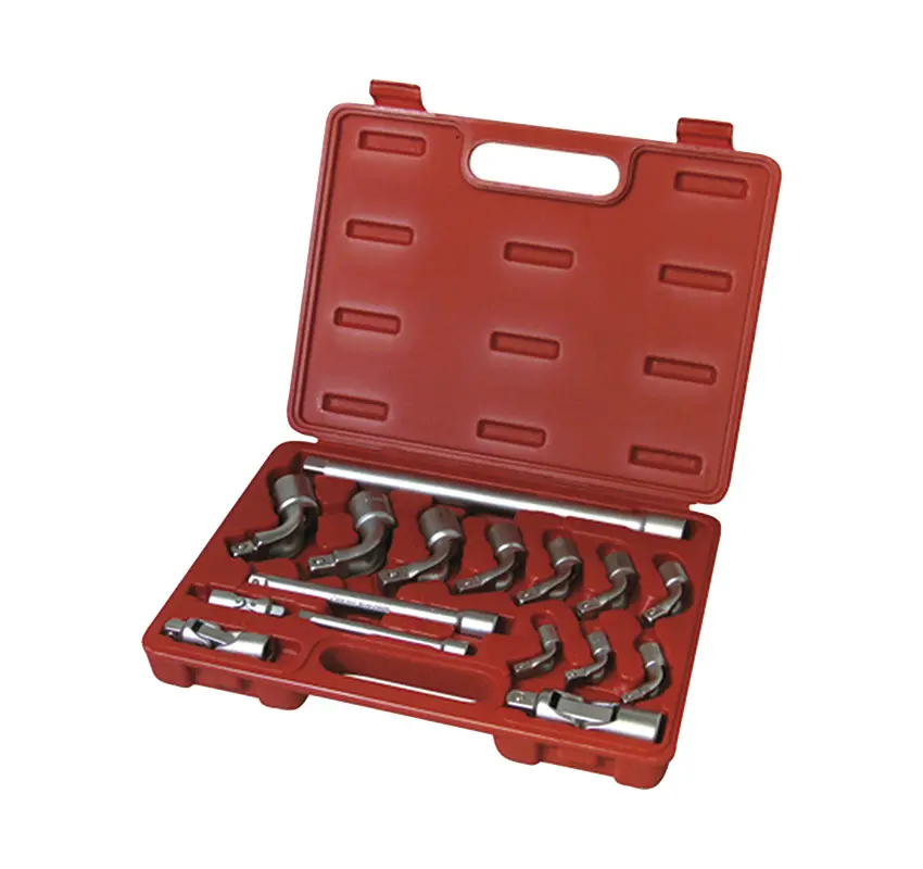 Jogo de Chaves de Caixa Abertas TOOLHUB 17 Peças
