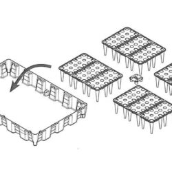 Bacia de Retenção Modular CEMO PE 120L 500kg 1200x800x170mm - Image 3