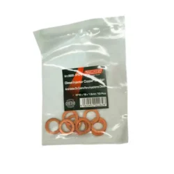 Anilhas de Cobre para Injetores Diesel TOOLHUB M12 x 18 x 1,5MM 10 Peças