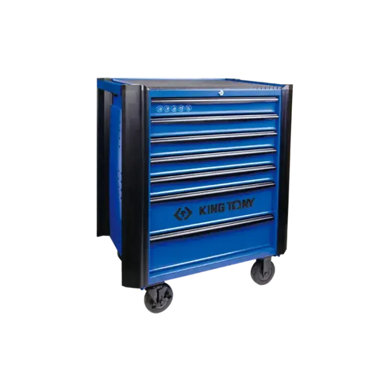 Carro de Ferramentas KING TONY 87634-7B-B 149 Peças 7 Gavetas Azul Espuma EVA