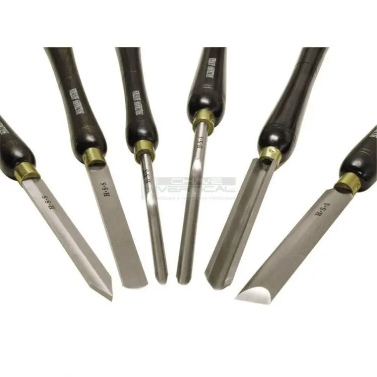 Conjunto de Cinzeis para Torno HOLZMANN H6TLG HSS 6 Peças