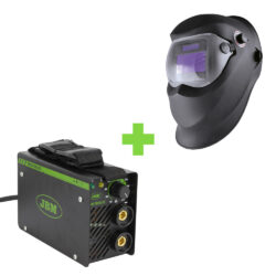 Kit de Soldadura Inverter MMA JBM 100A DC com Máscara de Soldar