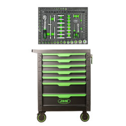 Carro de Ferramentas JBM Verde 7 Gavetas